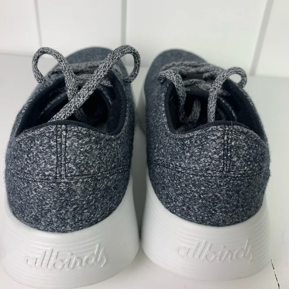 Allbirds Wool Runner NZ Sneaker Shoes Dark Grey Women’s 10 Casual Natural